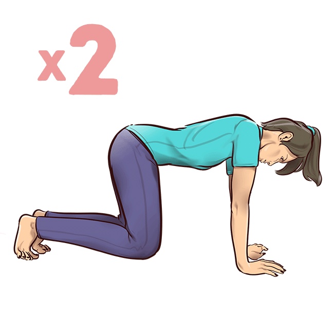 1-минутные упражнения на растяжку, которые спасут вас от боли в спине