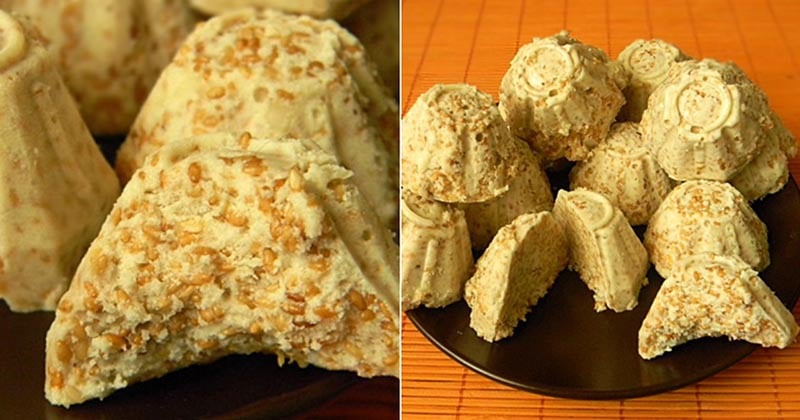 Сливочная индийская сладость — готовится без духовки и… в упаковке для яиц