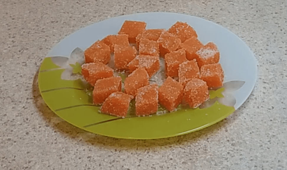 Вкусное осеннее лакомство — домашний мармелад из тыквы
