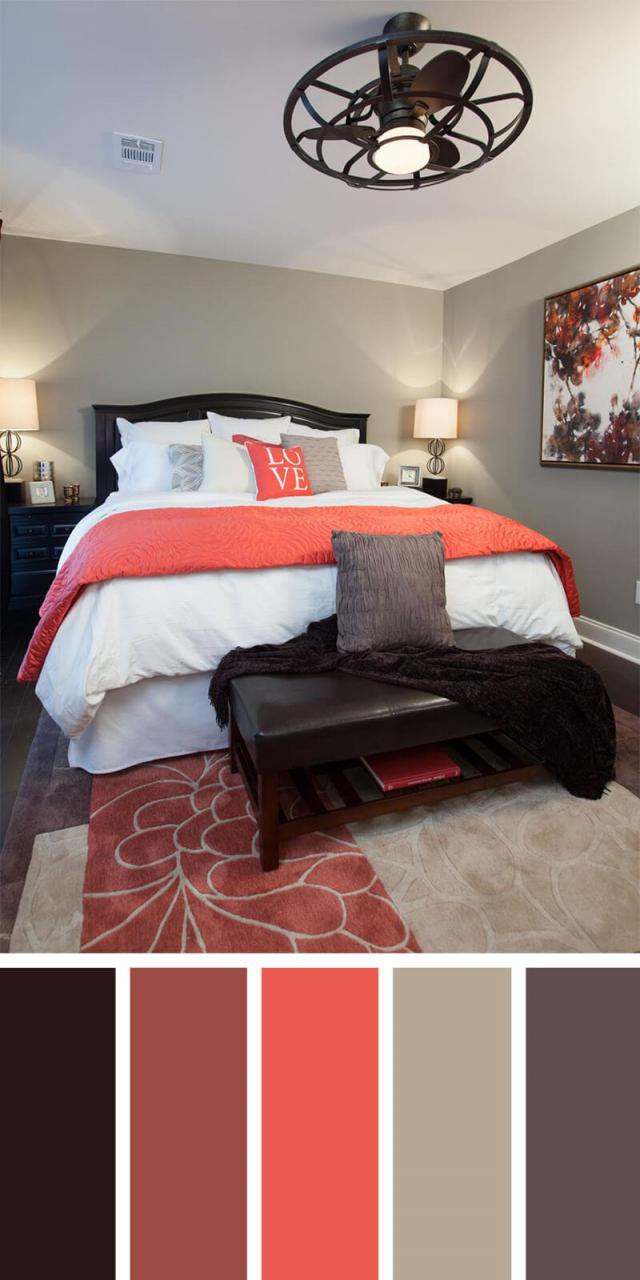 Стильная спальня без дизайнера.12 лучших вариантов цветовой палитры.