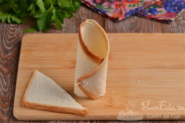 Тарталетки из тостового хлеба